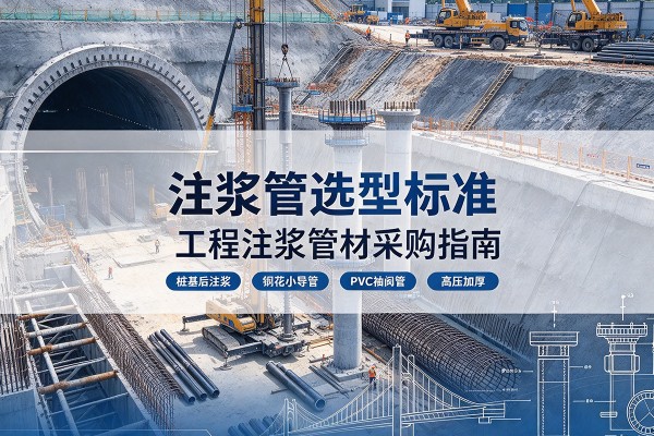 贵德注浆管选型标准