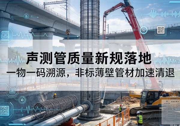 贵德声测管质量新规落地，一物一码溯源，非标薄壁管材加速清退