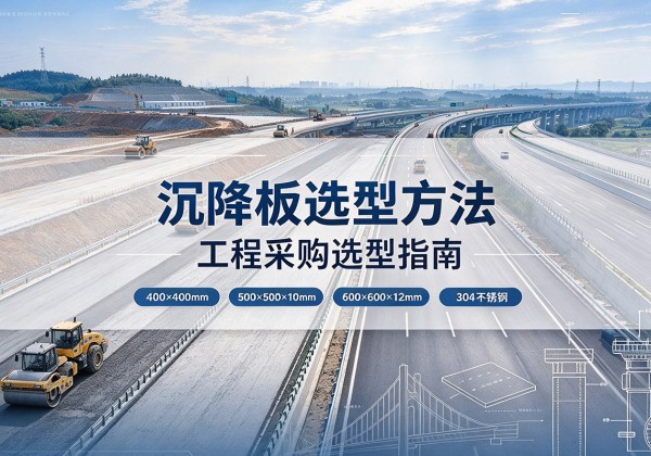 贵德沉降板选择方法